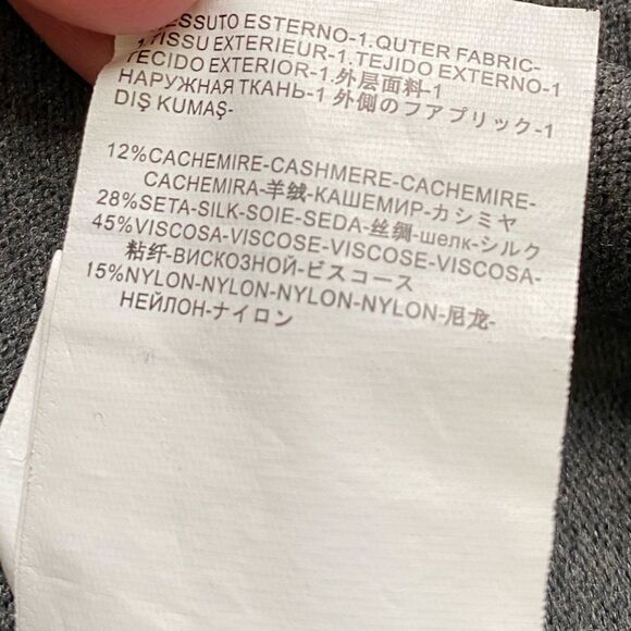 Versace Collection Button Down Cardigan Sweater Silk Cashmere Blend Mens Medium - Picture 11 of 12